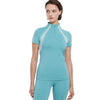 LeMieux Maria Mesh Short Sleeve Base Layer - Lagoon