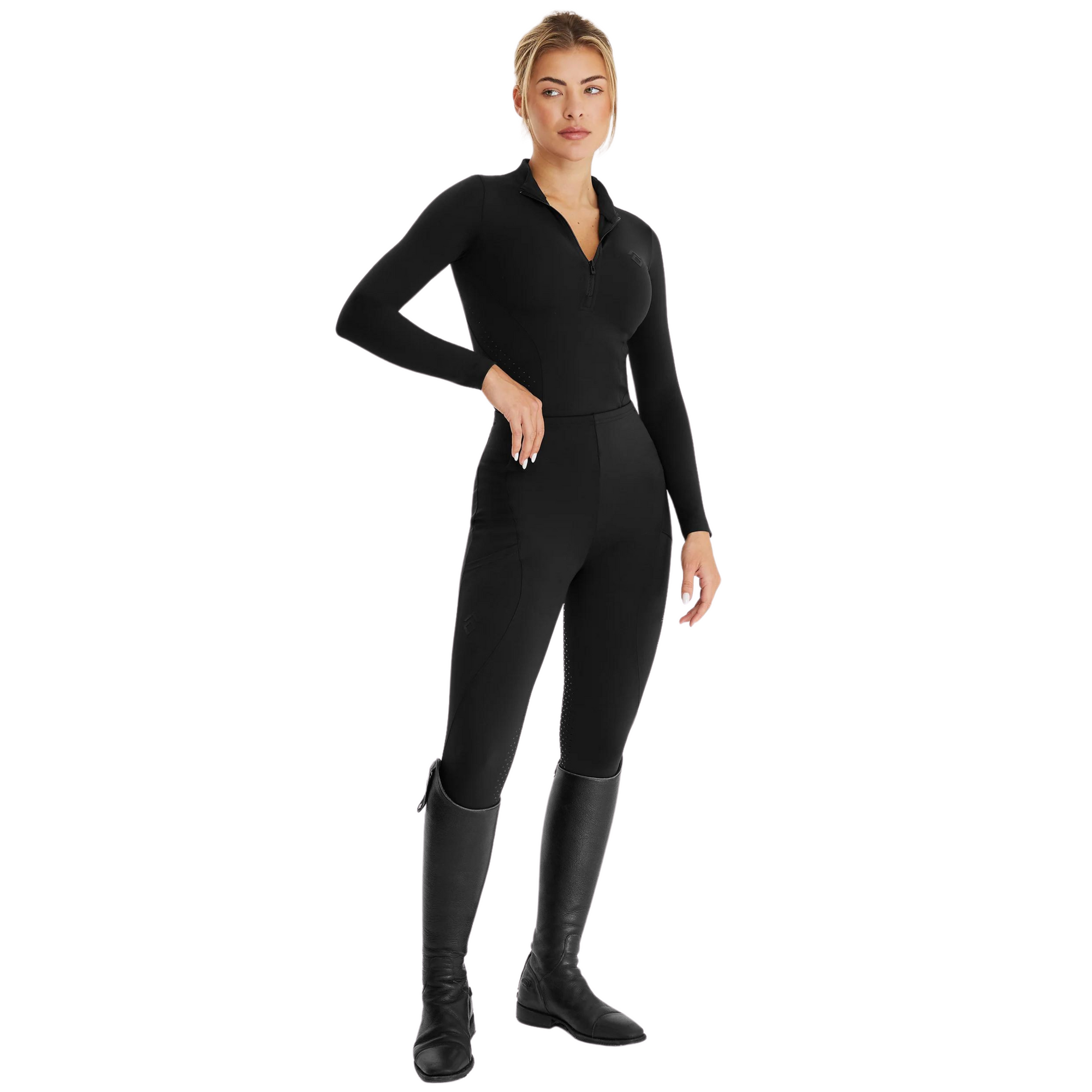 Aztec Diamond Core Long Sleeve Base Layer - Black