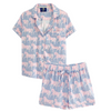 Ronner Blossomare Print Pajama Set - Ice Blue