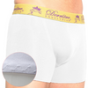 Derriere Equestrian Performance Men's Padded Boxer - White