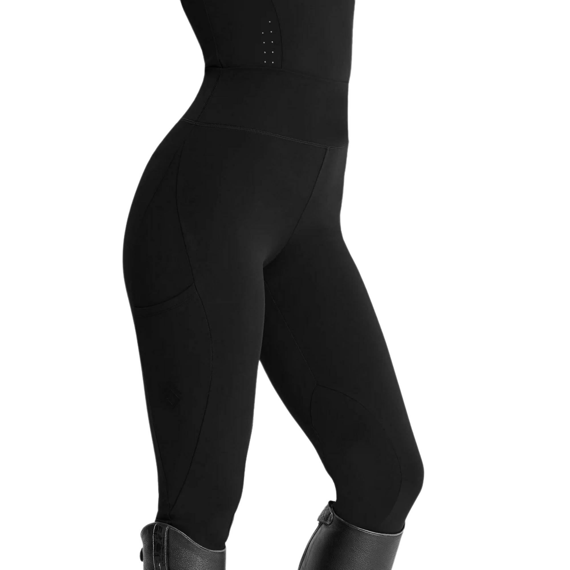 Aztec Diamond Core No Grip Leggings - Black