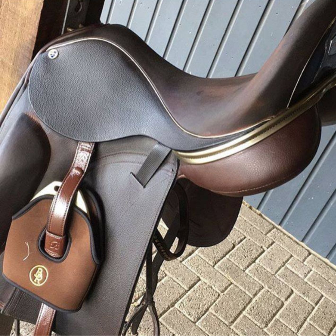 BR Equestrian Stirrup Covers - Navy