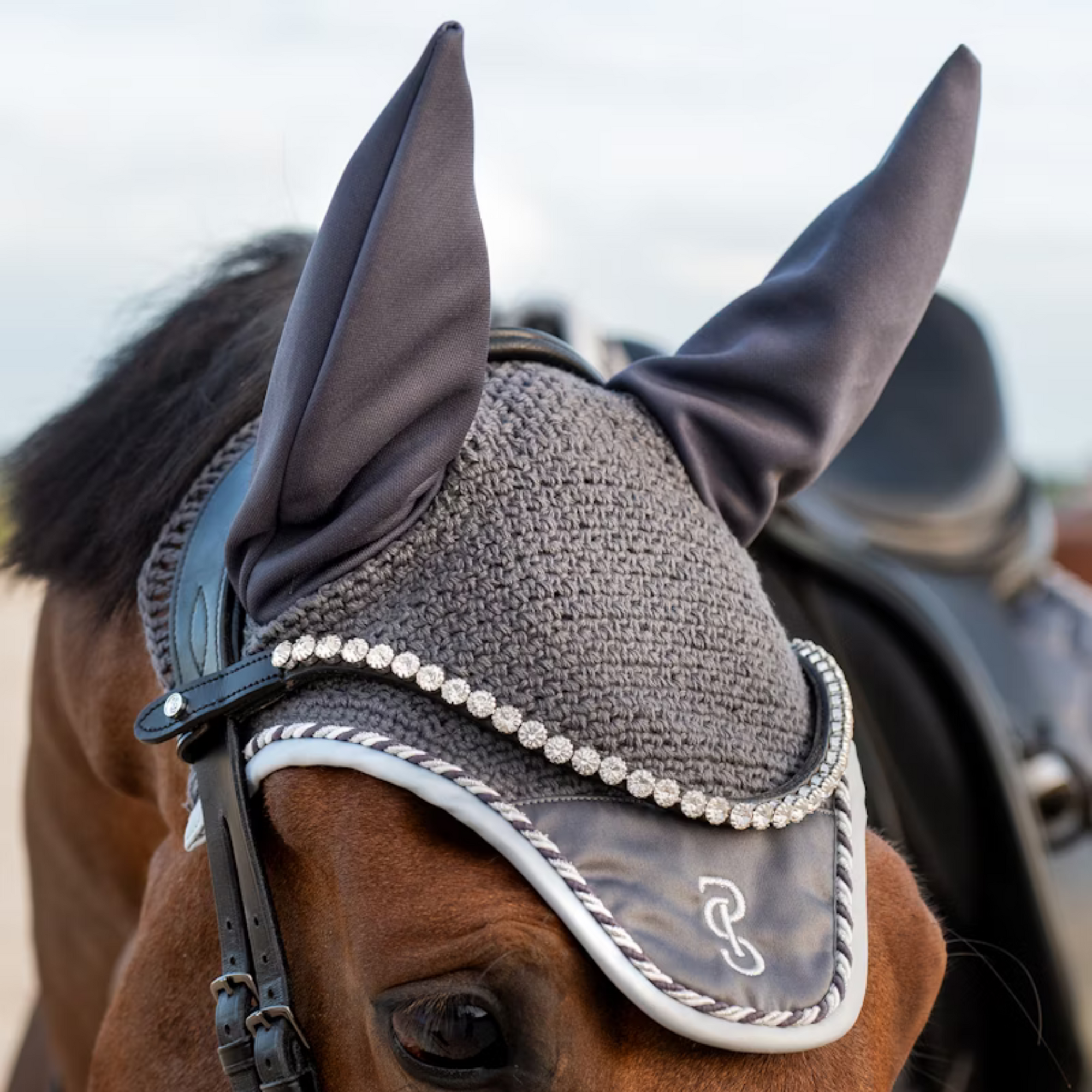 PS of Sweden Ear Bonnet - Lava Grey