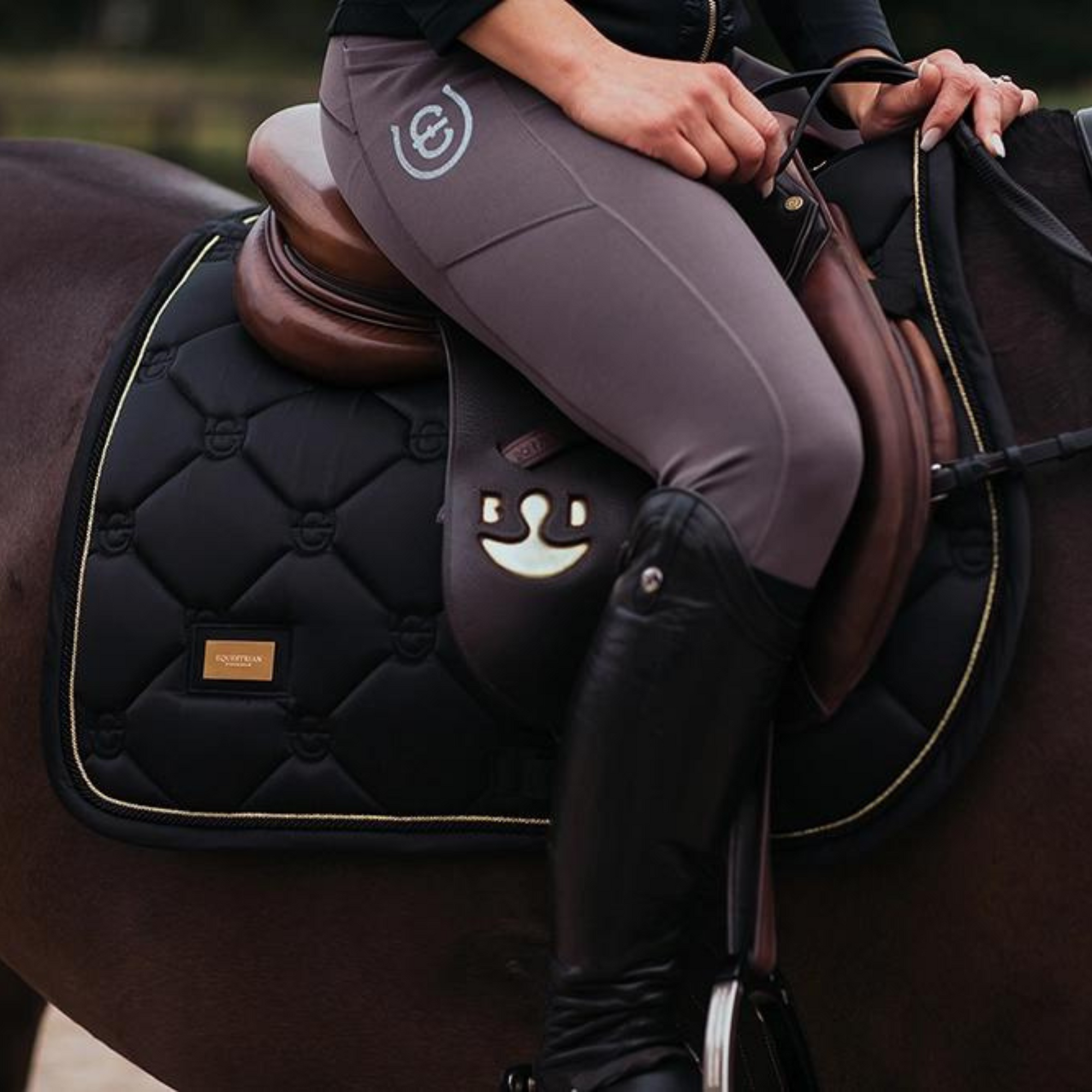 Equestrian Stockholm Jump Pad - Black Gold