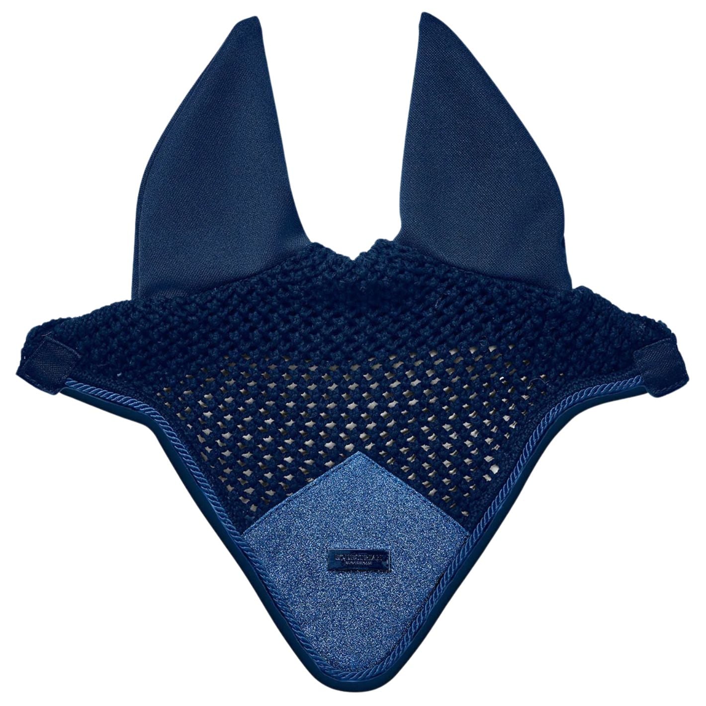 Equestrian Stockholm Ear Bonnet - Blue Meadow Glimmer