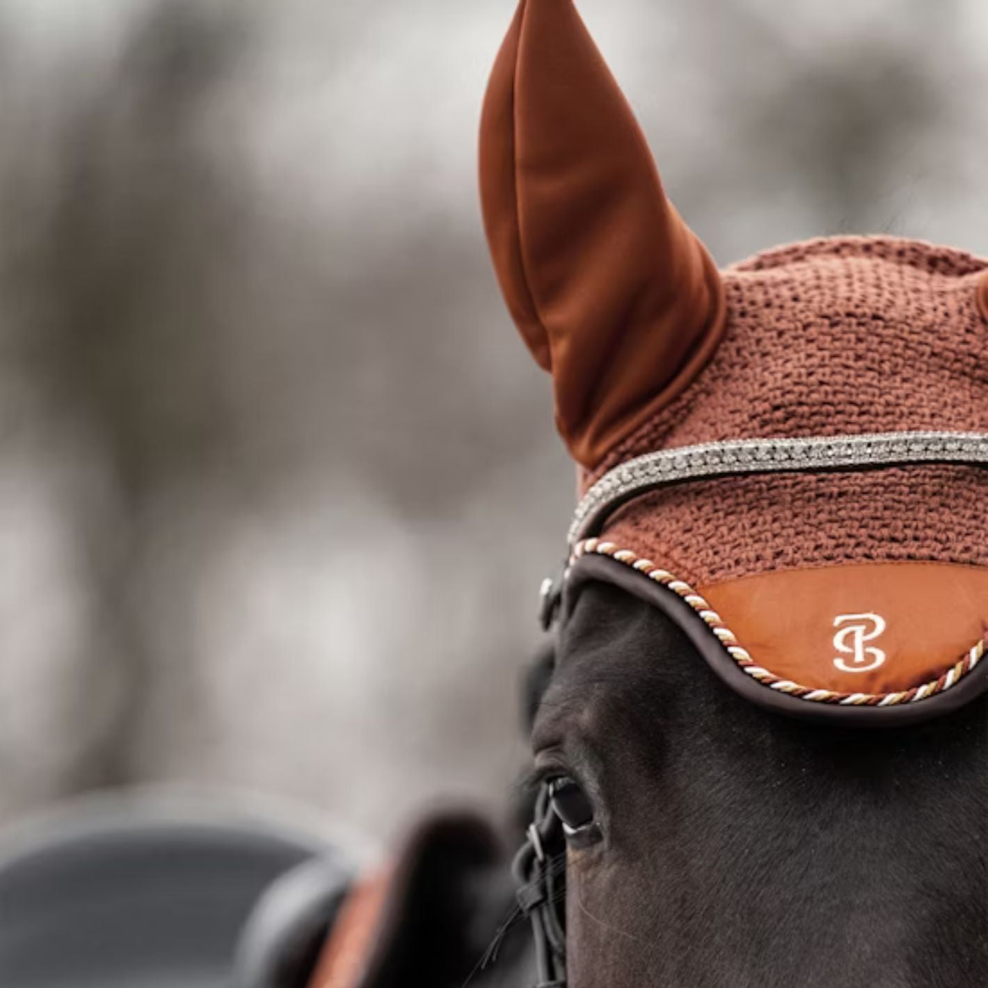 PS of Sweden Ear Bonnet - Rust Brown