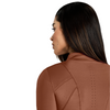 Aztec Diamond Core Long Sleeve Base Layer - Chestnut