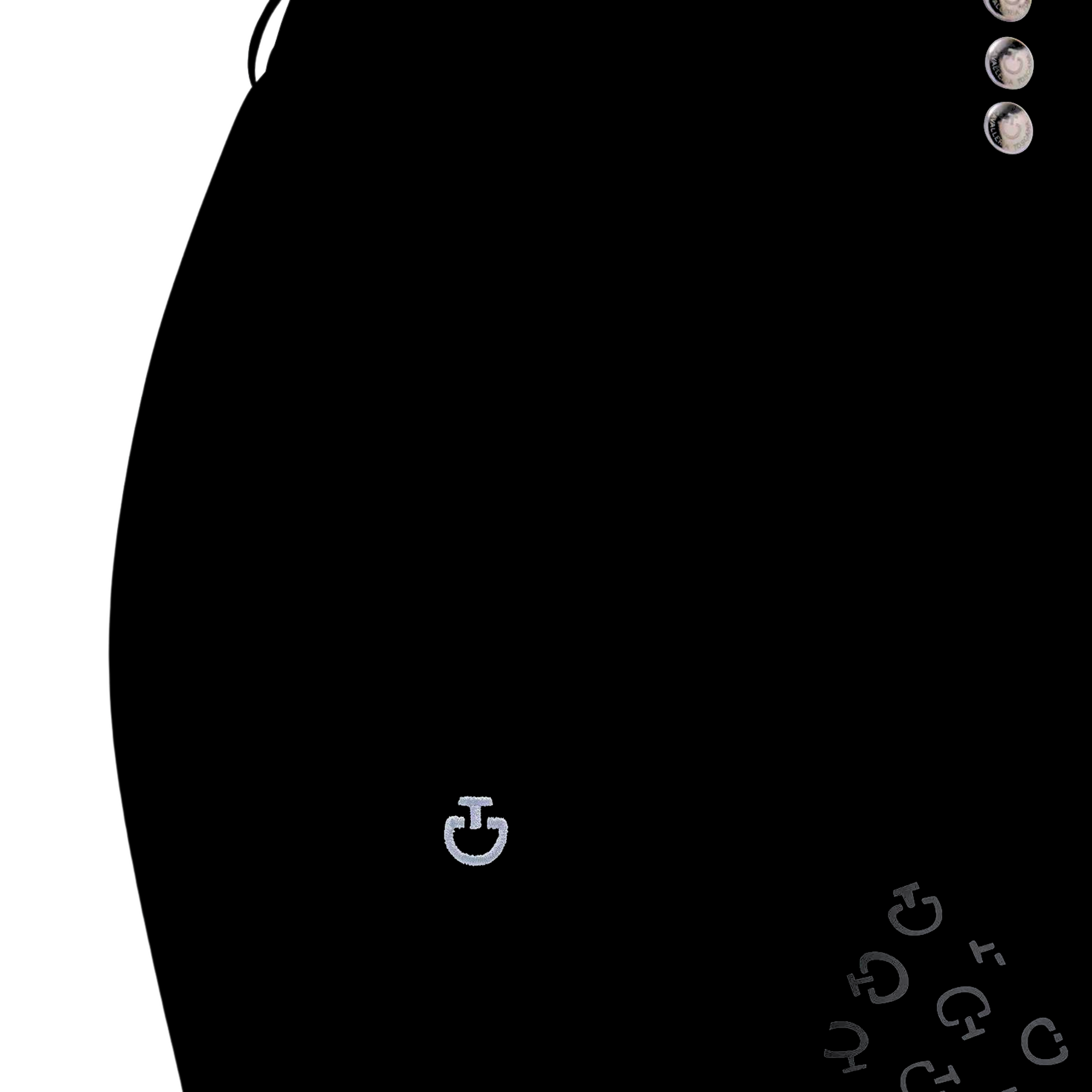 Cavalleria Toscana High Waist (3 Button) Breeches - Black