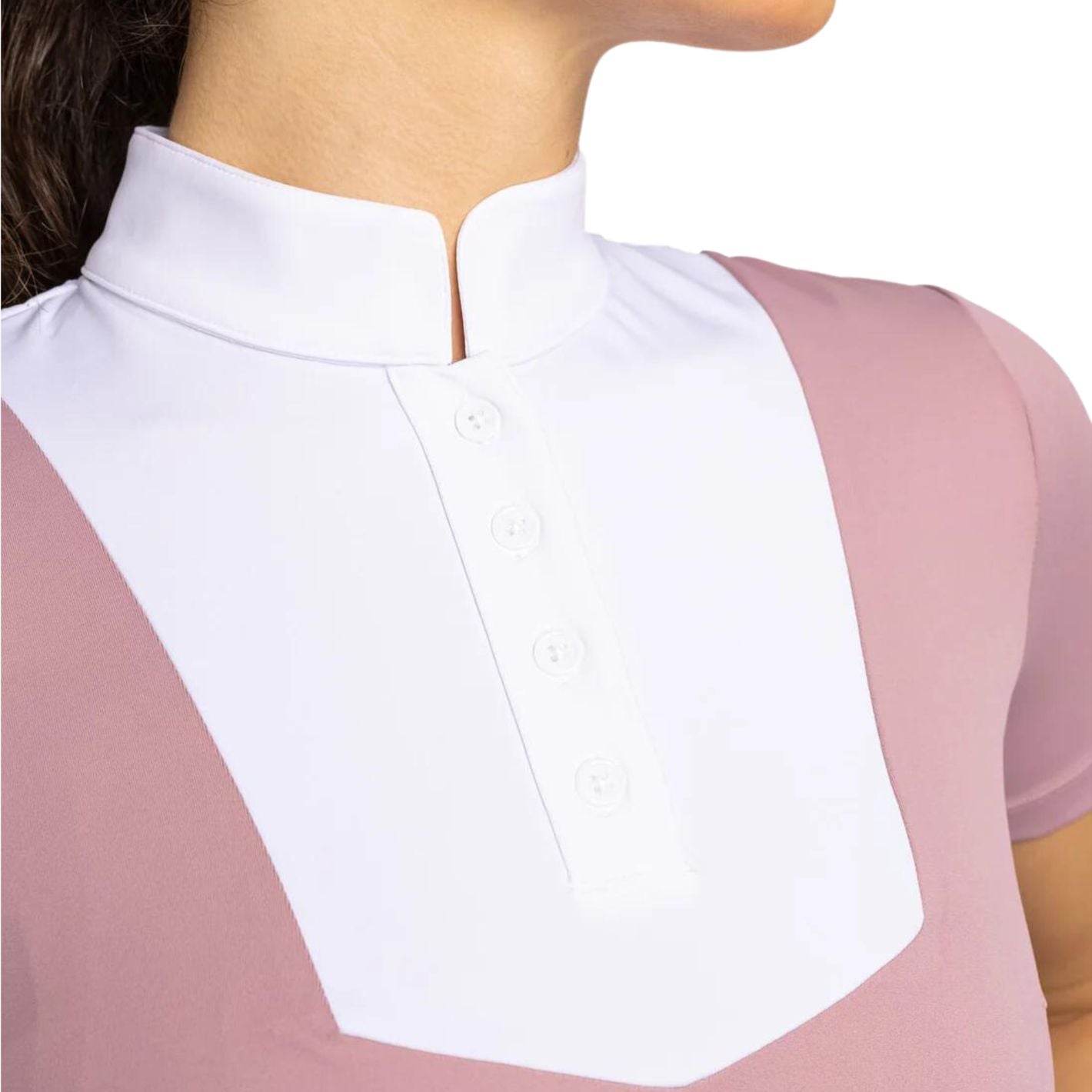 Maximilian Equestrian Sienna Short Sleeve Shirt - Rose Taupe