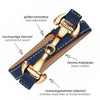 Dimacci Alba Double Wrap Bracelet - Navy / Gold