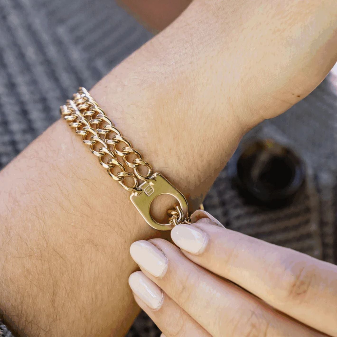 Sprenger Double Row Chain Bracelet - Gold