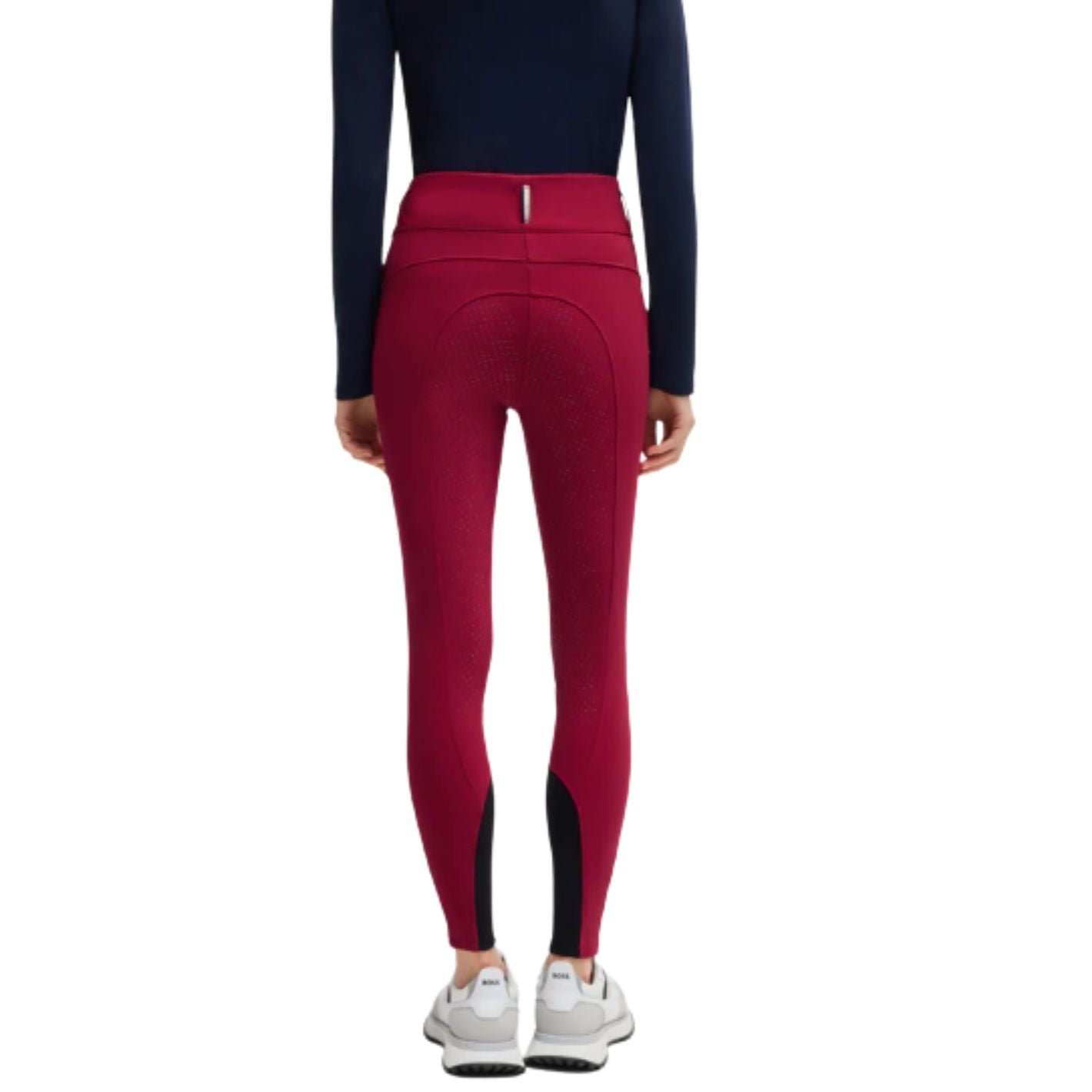 Boss Equestrian Hailey Full Grip High Waist Breeches - Red Dahlia