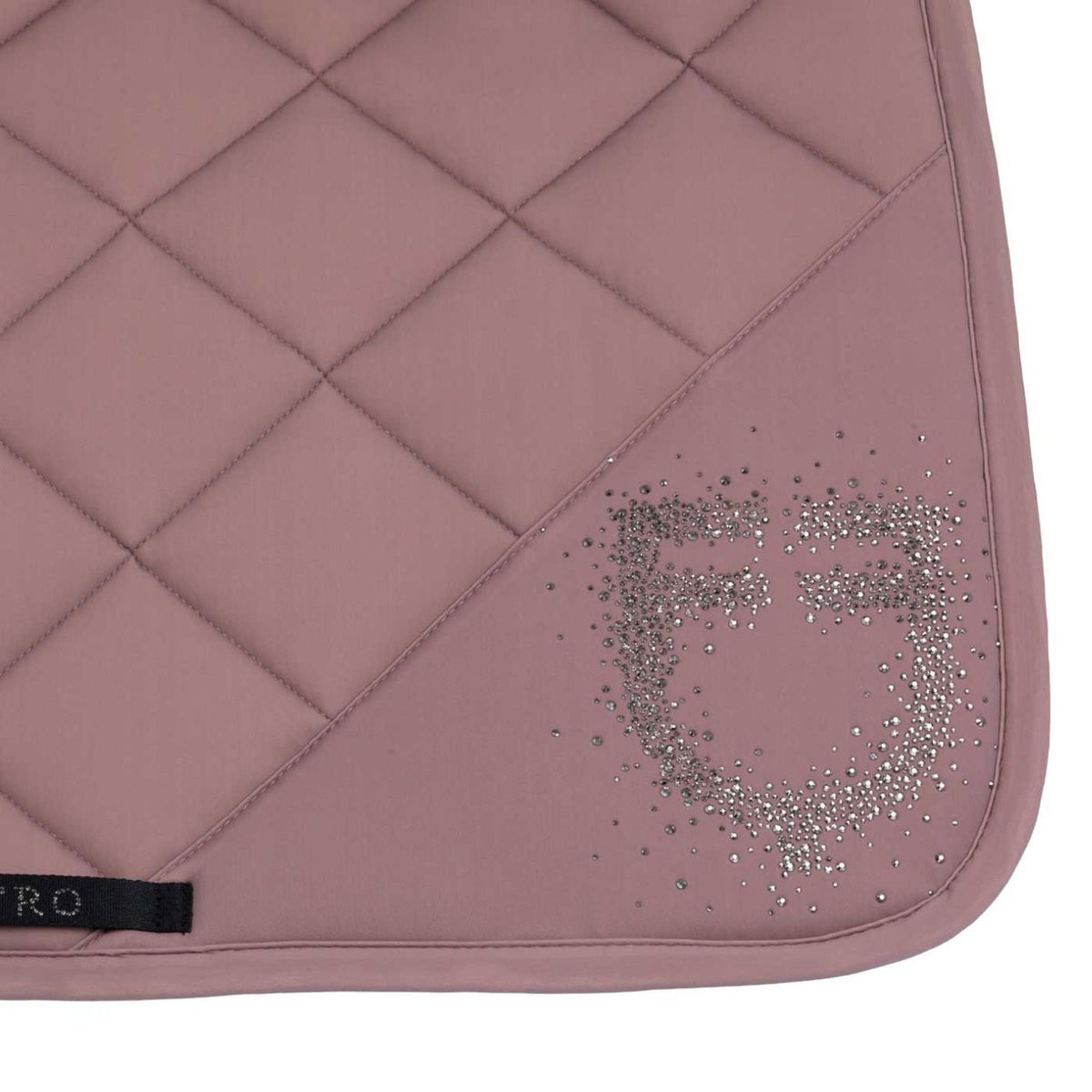 Equestro Rhinestone Jump Pad - Dusty Mauve