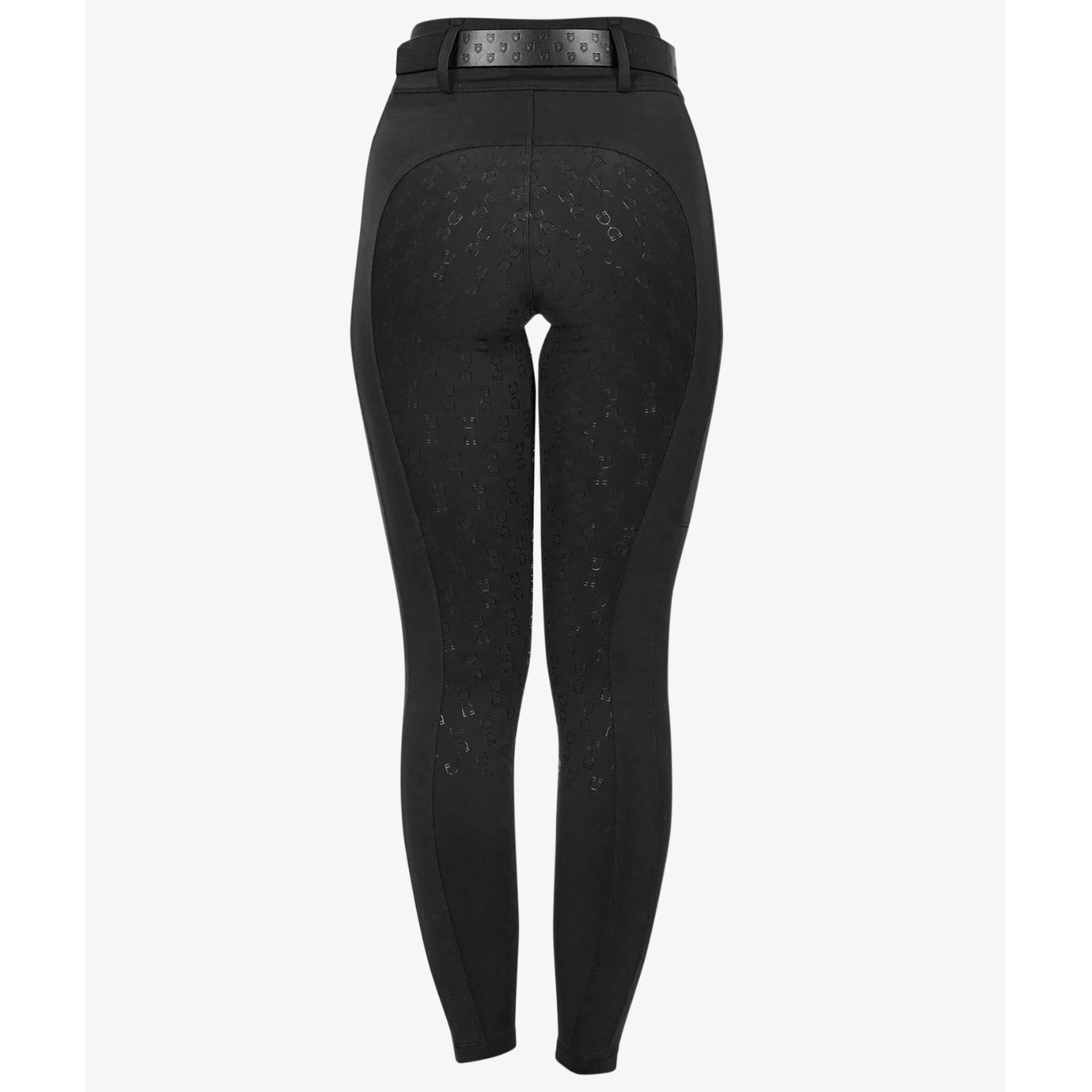 Equestro High Waist Leggings - Black