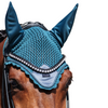 Equestrian Stockholm Ear Bonnet - Teal Blue
