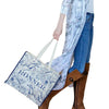 Ronner Cotton Tote - Blue