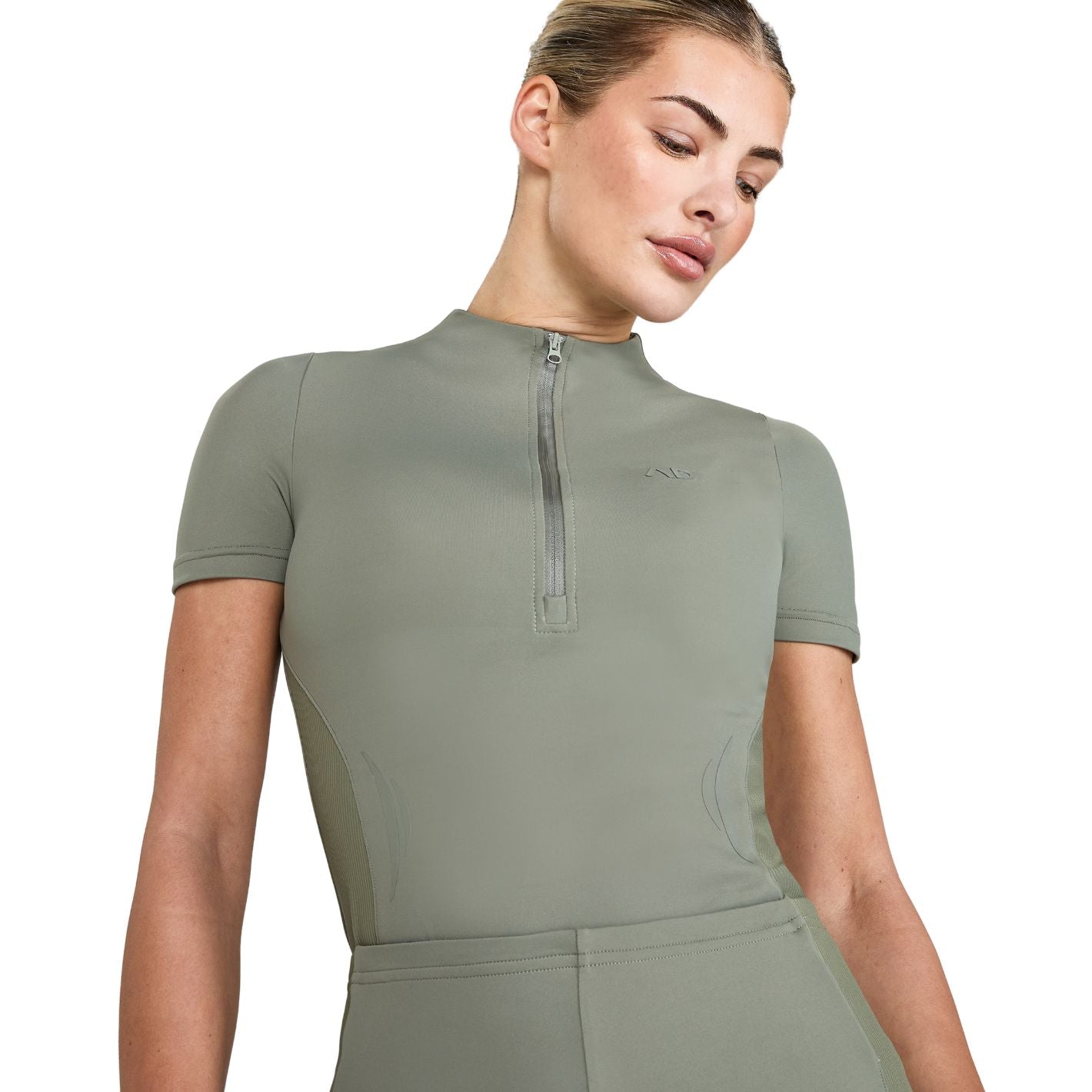 Aztec Diamond Define Short Sleeve Base Layer - Sage
