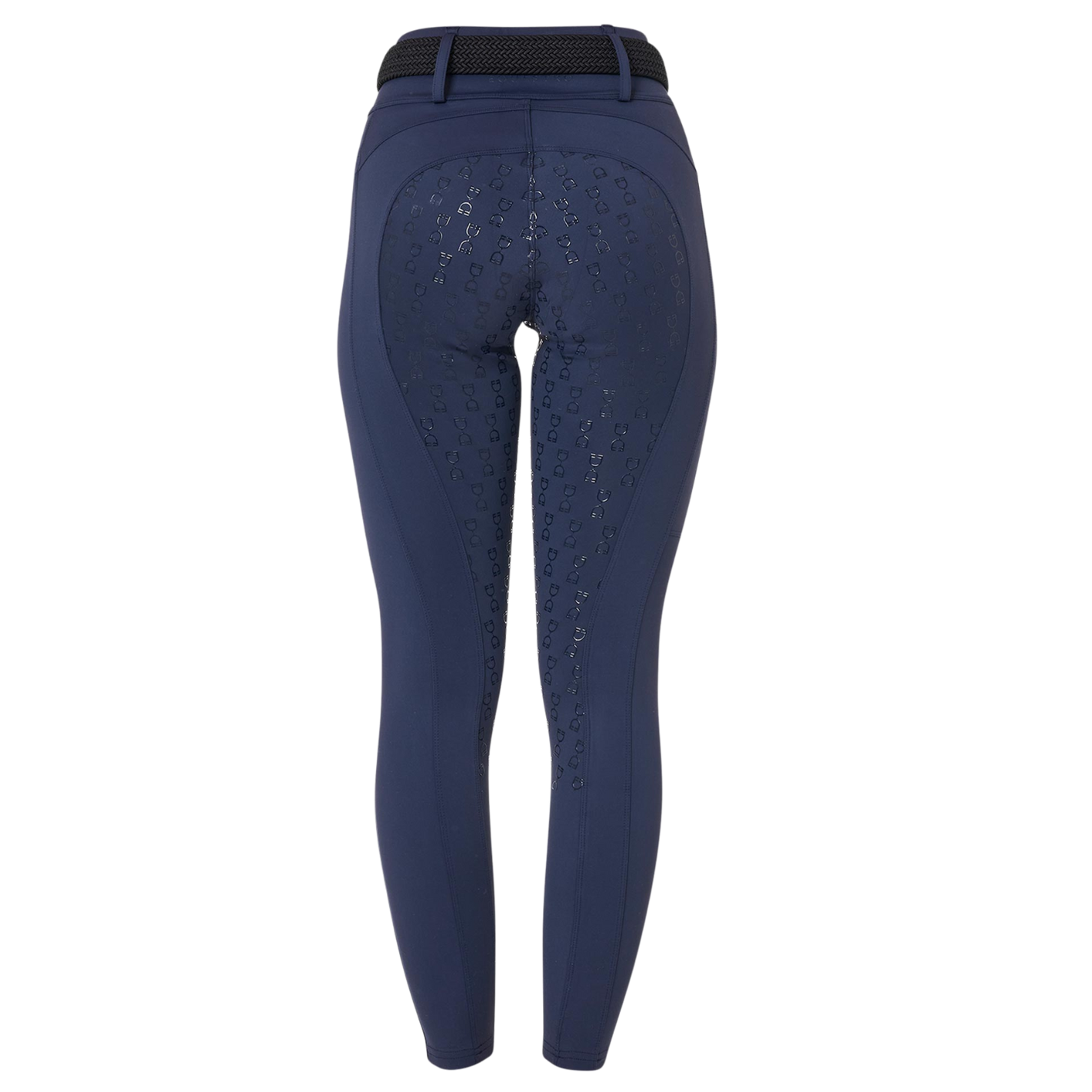 Equestro High Waist Leggings - Navy