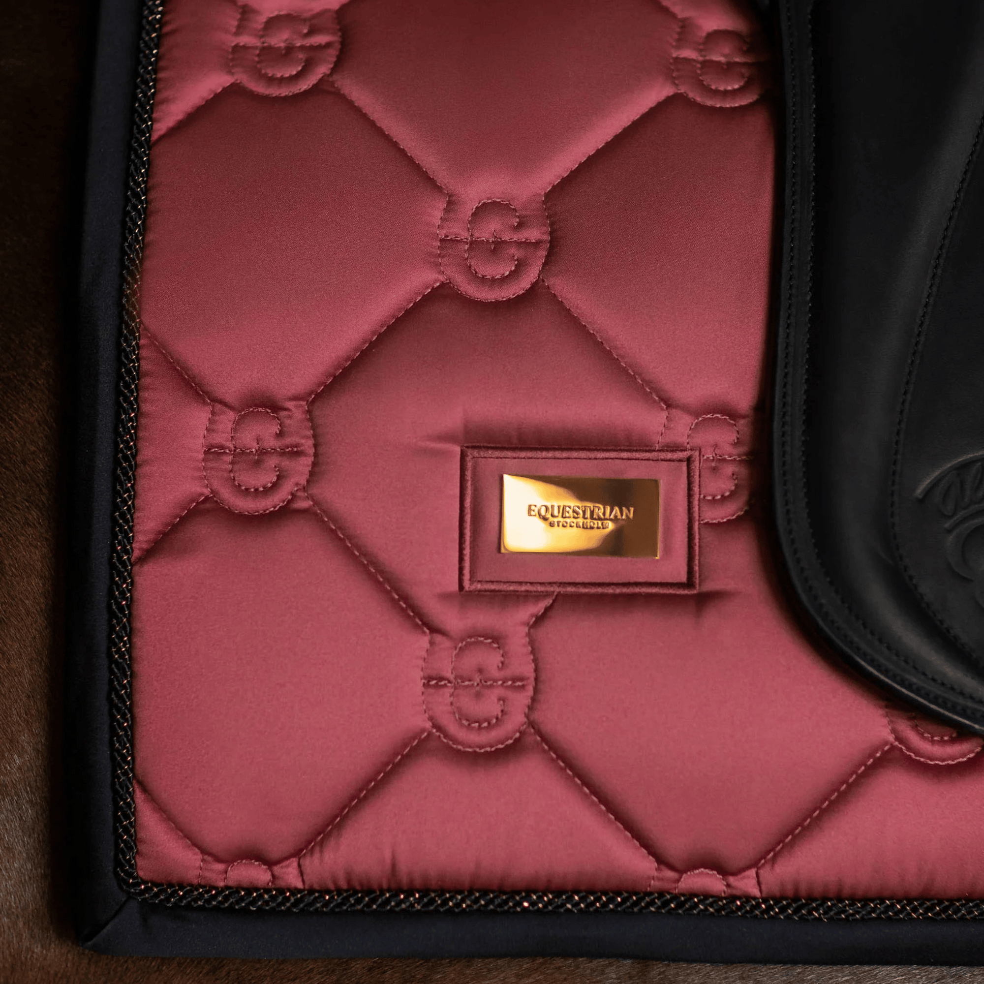 Equestrian Stockholm Dressage Pad - Soft Rouge