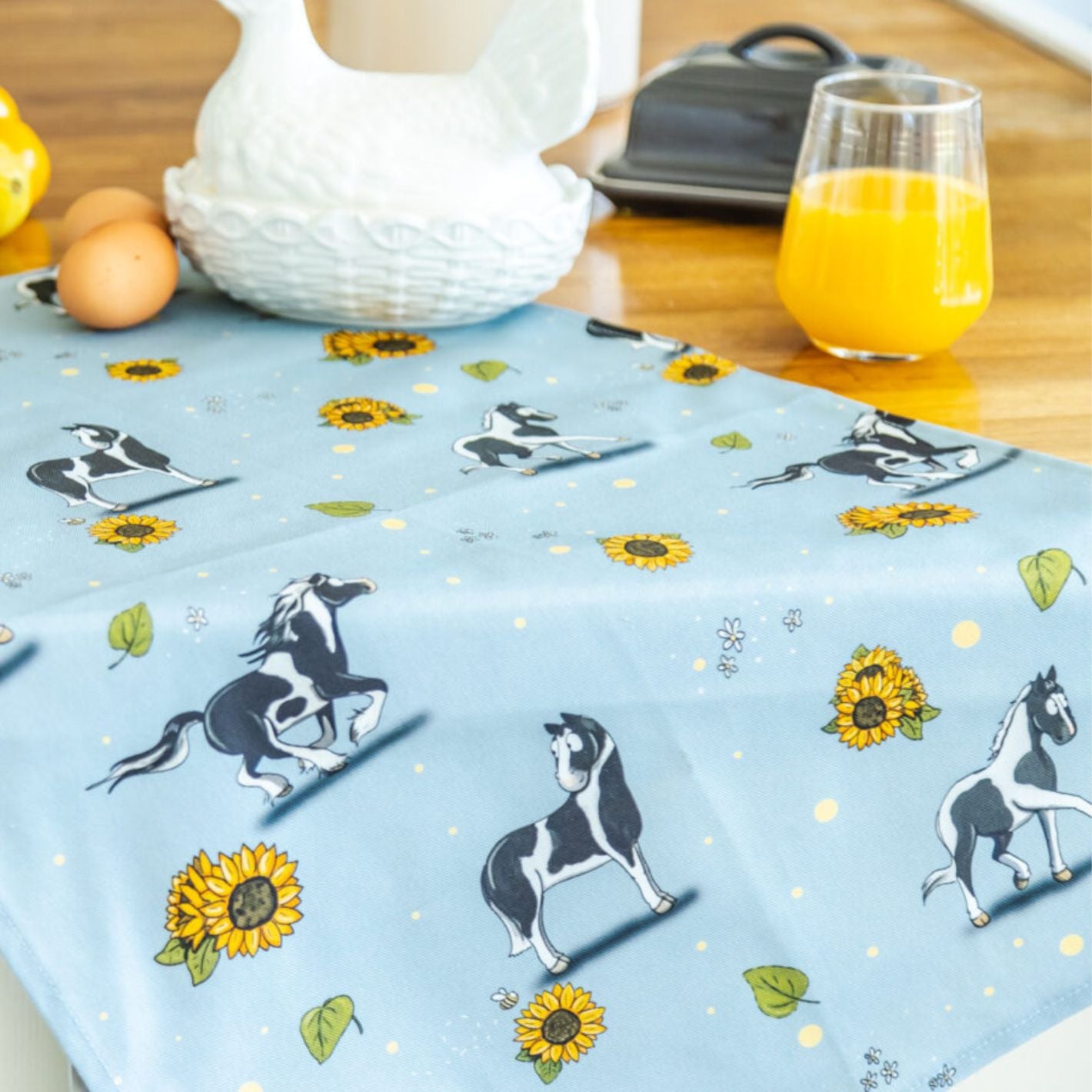 Emily Cole Tea Towel - Piebald