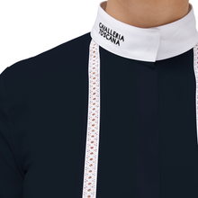 Load image into Gallery viewer, Cavalleria Toscana Sangallo Long Sleeve Shirt - Navy
