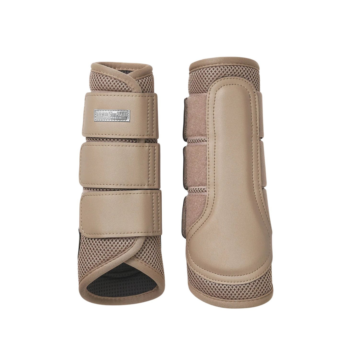 Equestrian Stockholm Classic Mesh Brushing Boots - Sand