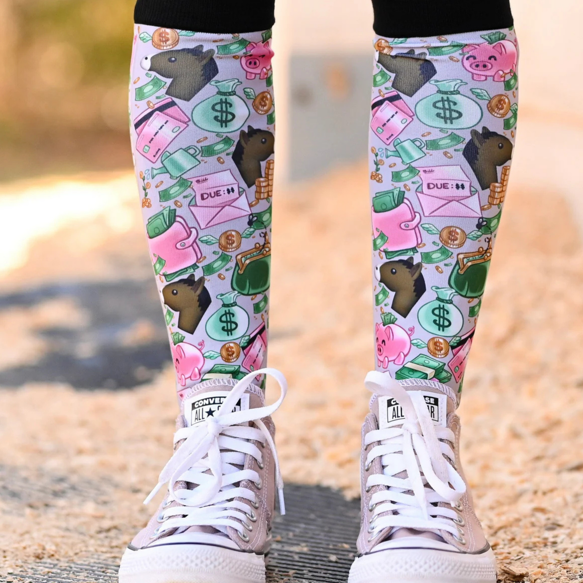 Dreamers & Schemers Boot Socks - Horse Show Vacay