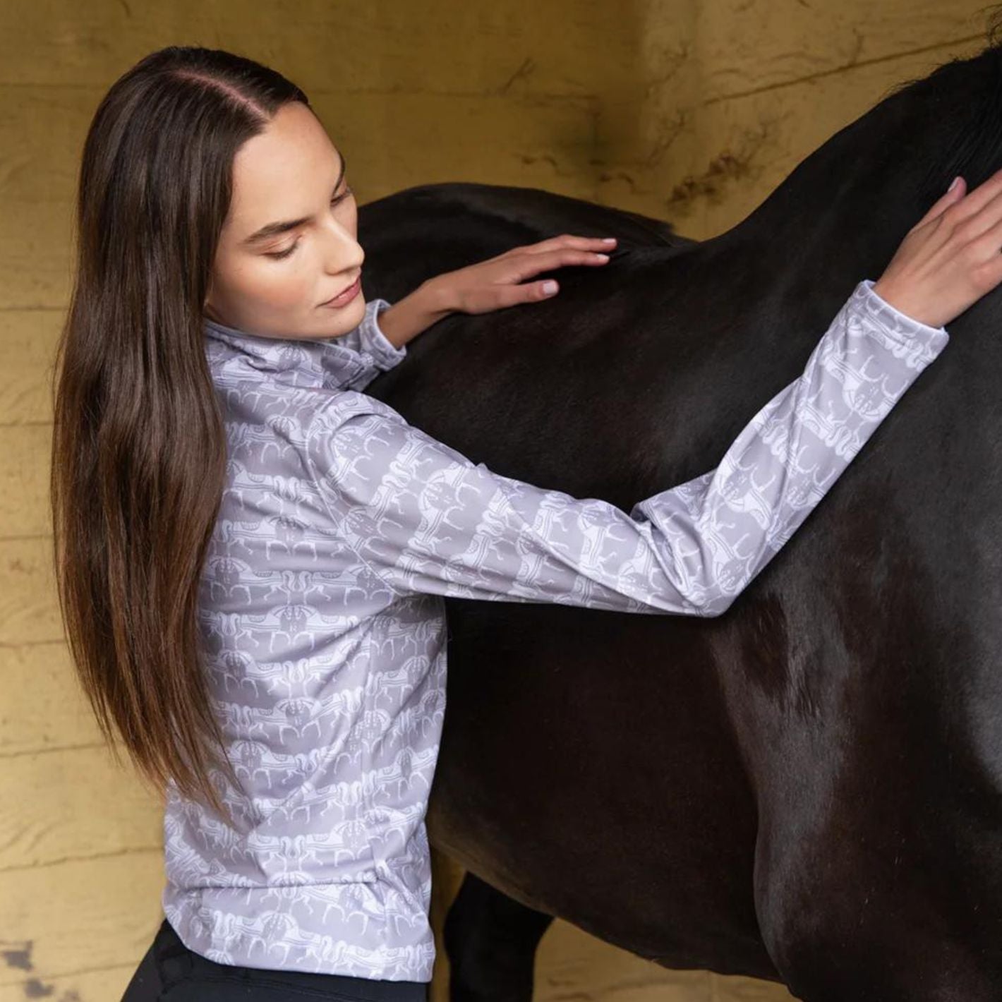 Ronner Harmony Steed Print Long Sleeve Shirt - Hazelwood