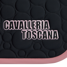 Load image into Gallery viewer, Cavalleria Toscana Circular Jump Pad - Black/Pink
