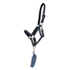 QHP Headcollar & Leadrope Set - Navy Dusk