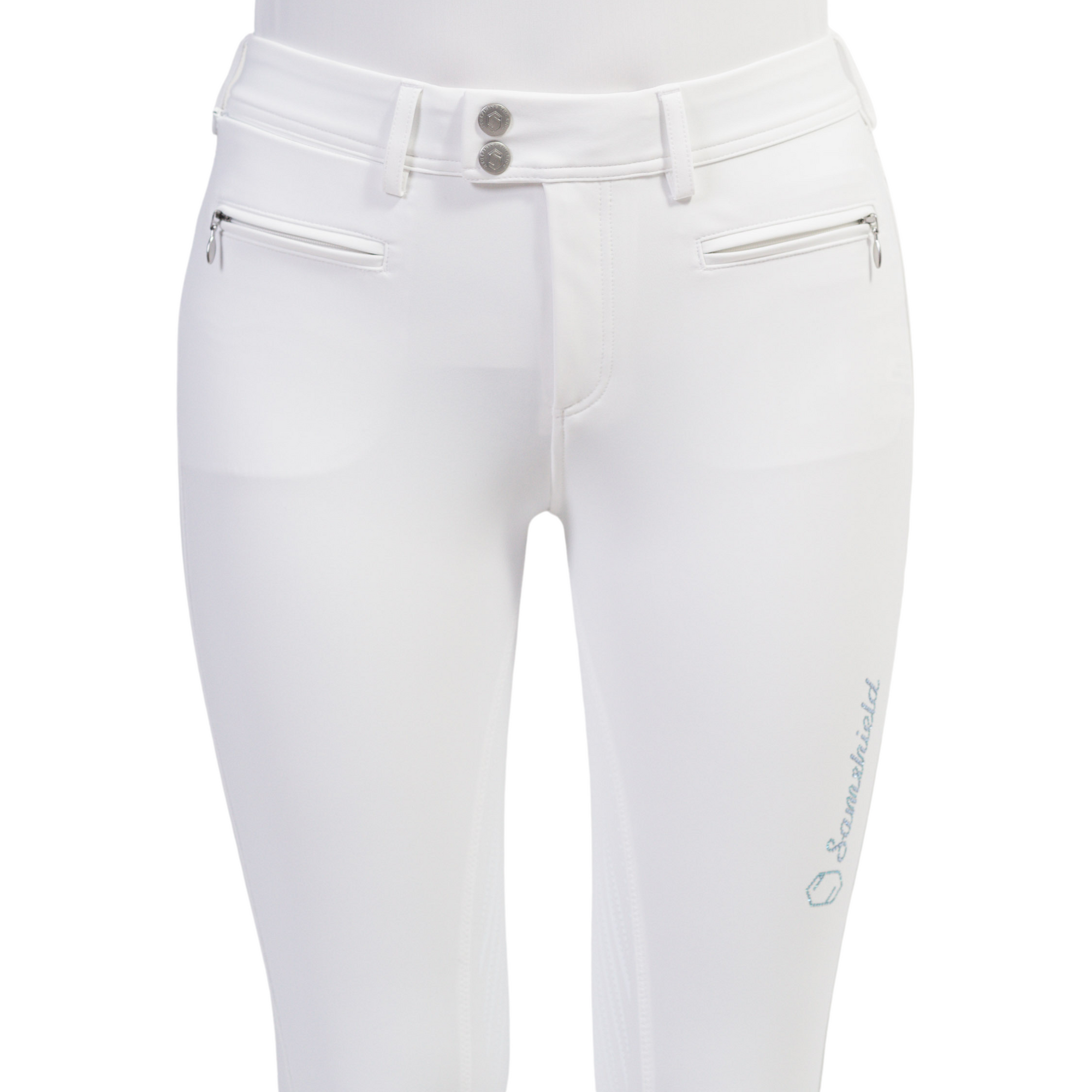 Samshield Diane Breeches - White / Paradise Shine