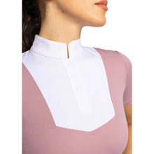 Load image into Gallery viewer, Maximilian Equestrian Sienna Short Sleeve Shirt - Rose Taupe

