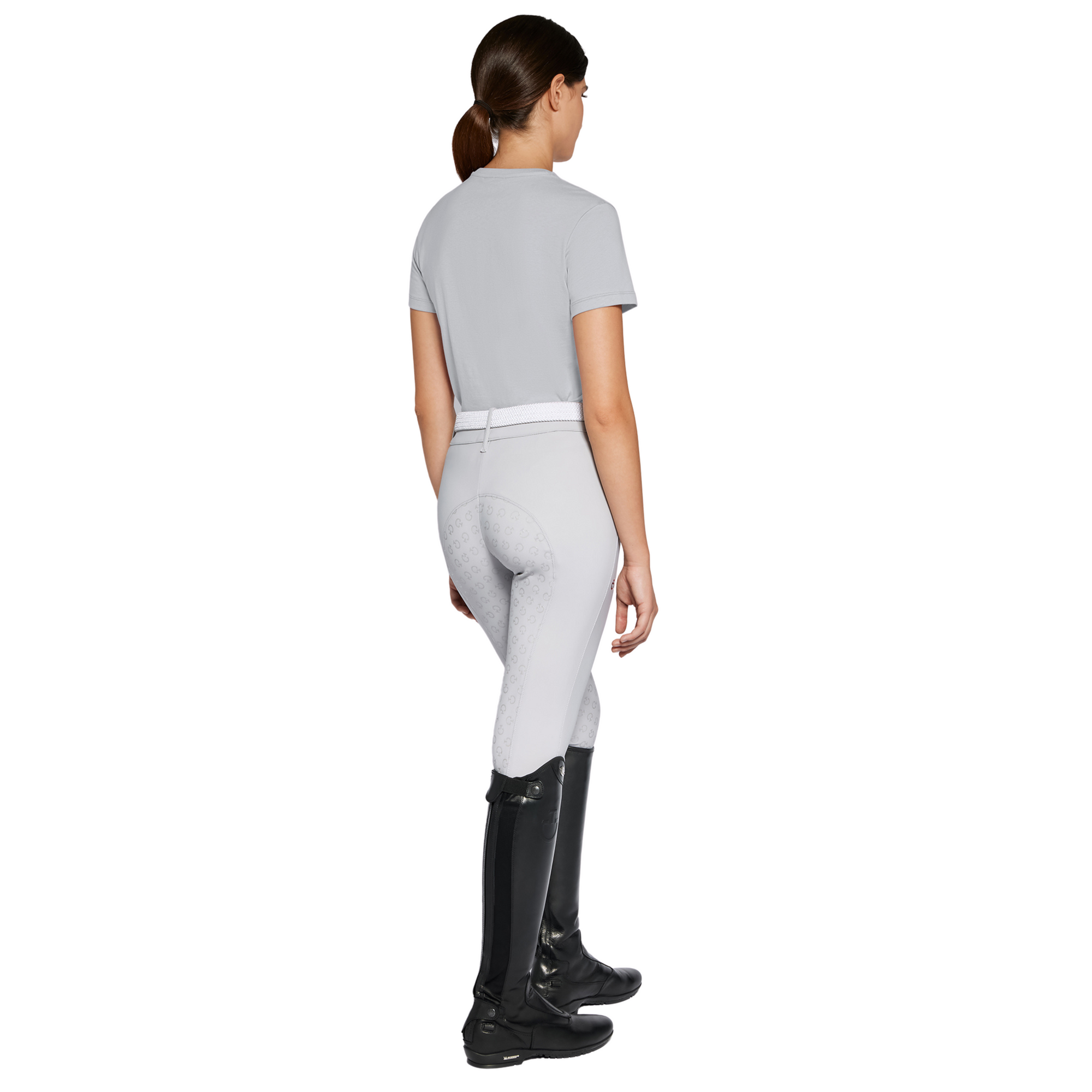 Cavalleria Toscana Double Orbit Cotton T-Shirt - Light Grey