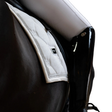 Load image into Gallery viewer, Equestrian Stockholm Dressage Pad - Timeless White Glimmer
