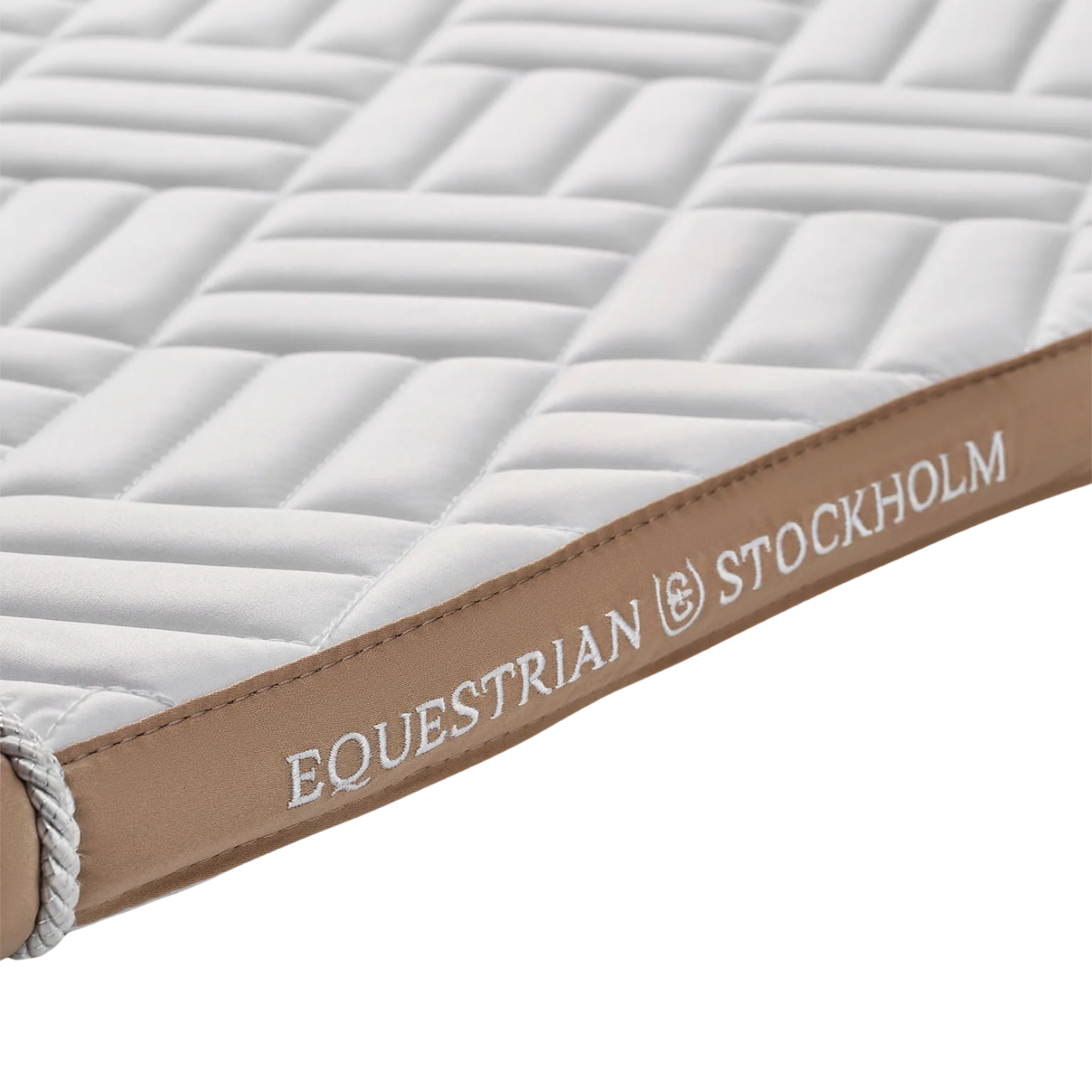 Equestrian Stockholm Dressage Pad - Modern White Sand
