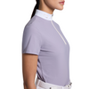 RG by Cavalleria Toscana Mesh & Jersey Short Sleeve Shirt - Wisteria