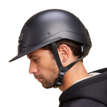 Load image into Gallery viewer, Flex-On Armet Dark Mixte Helmet - Black with Black Chinstrap
