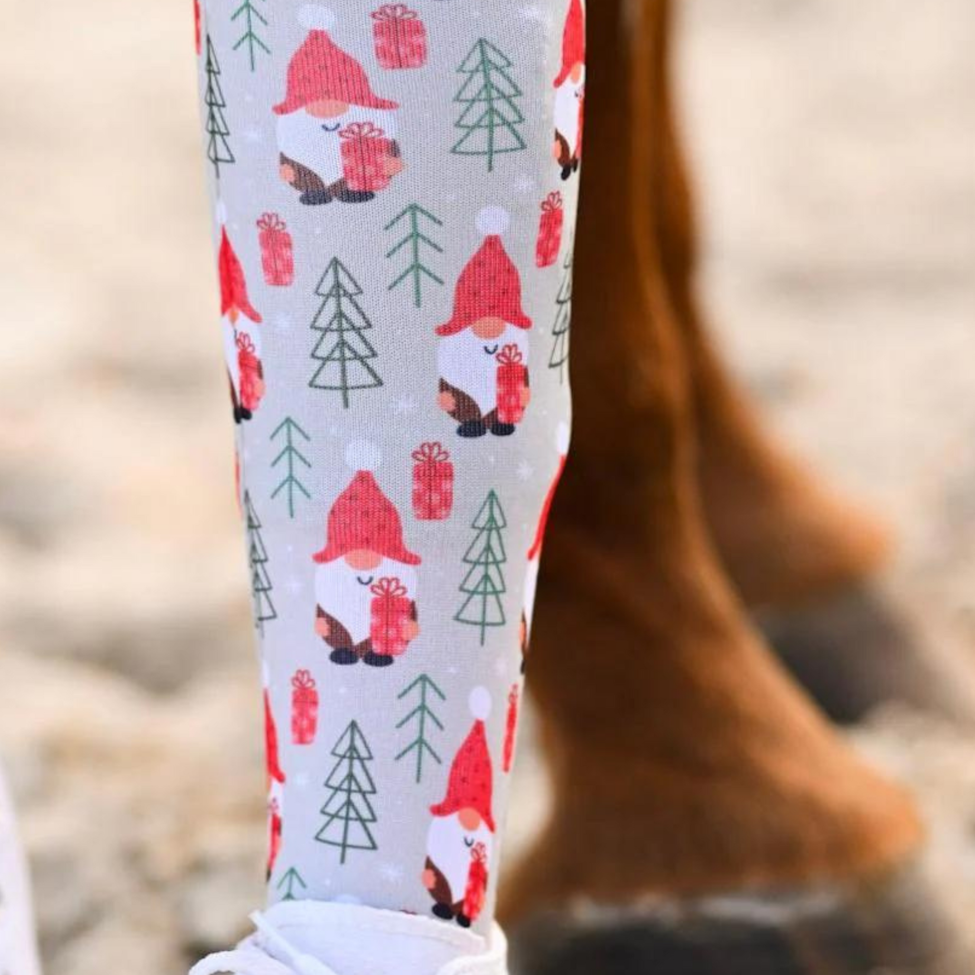 Dreamers & Schemers Boot Socks - Holiday The Gnome Knows