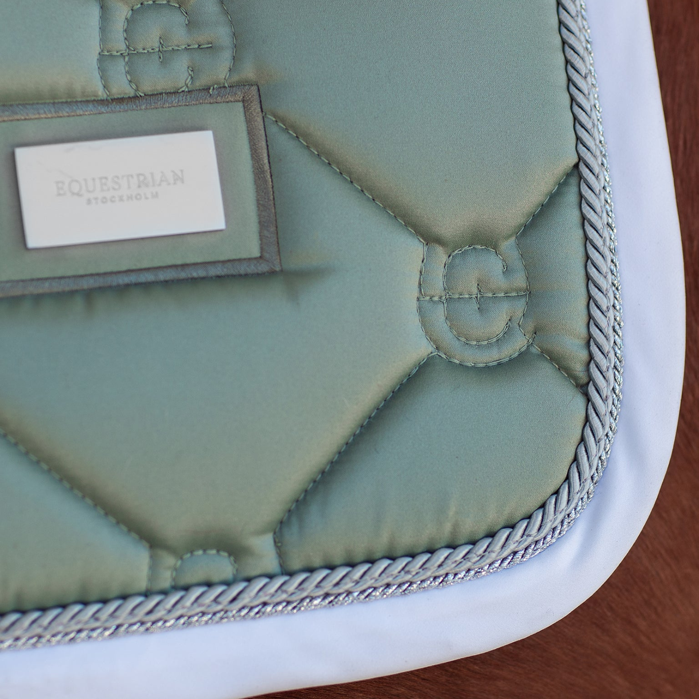 Equestrian Stockholm Jump Pad - Pistachio White