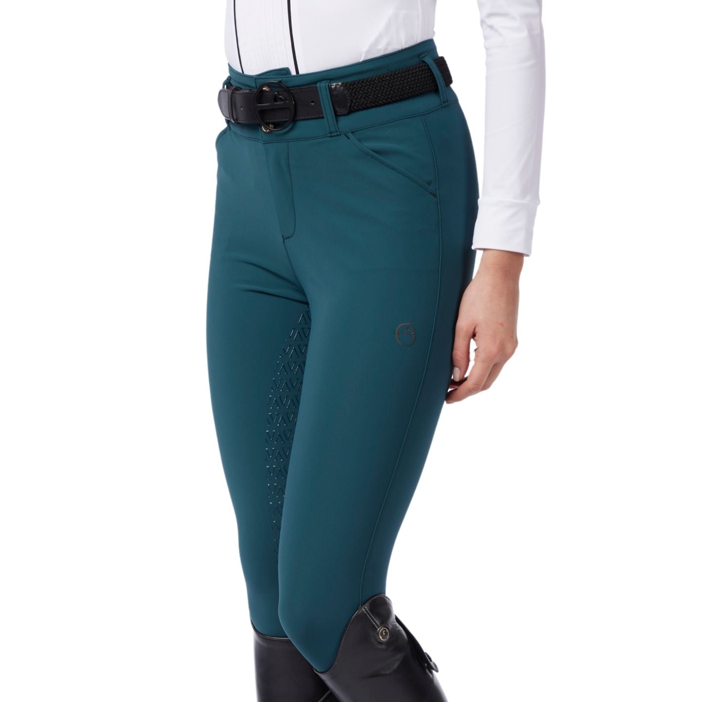 Vestrum Molveno High Waist Full Grip Breeches - Teal