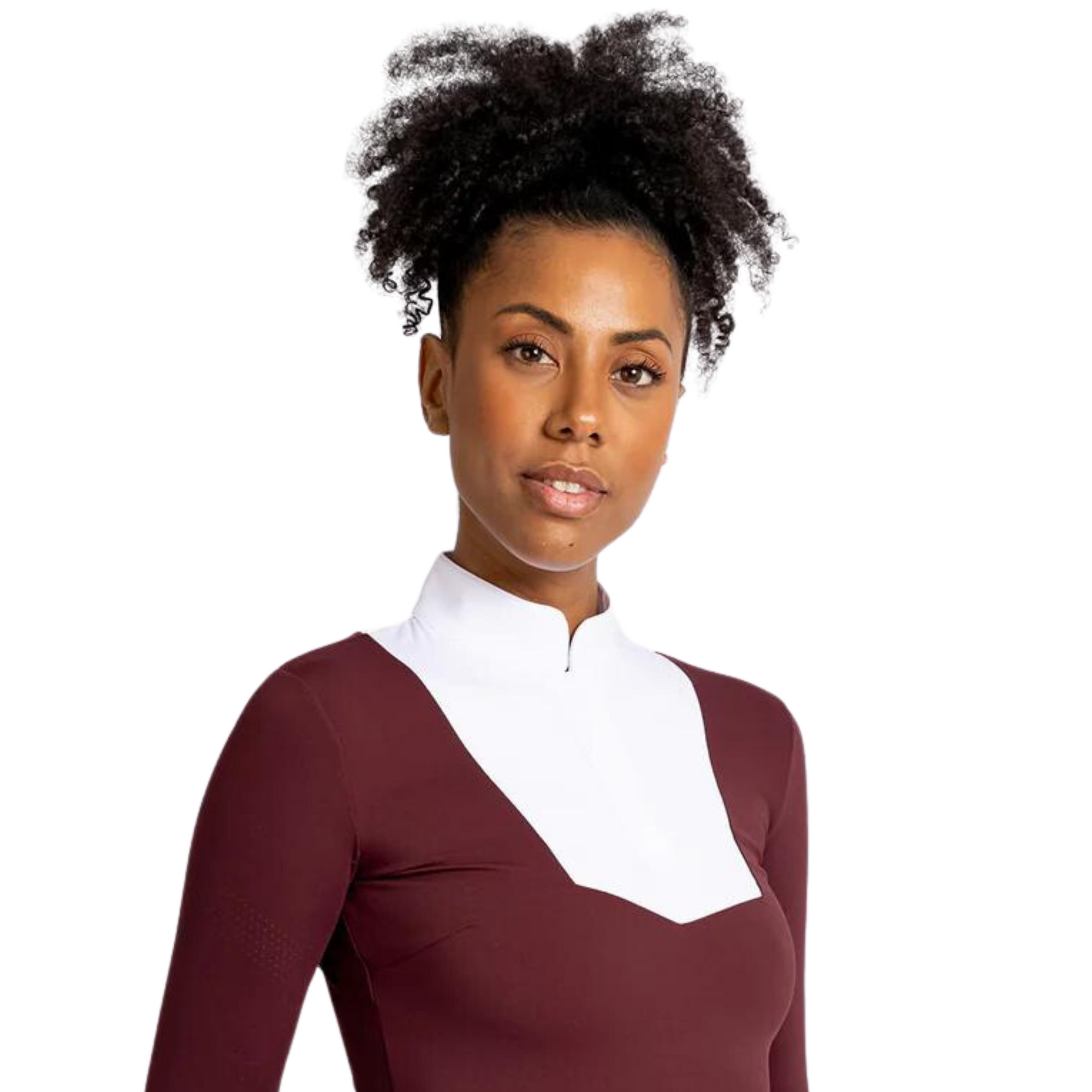 Maximilian Equestrian Sienna Long Sleeve Shirt - Burgundy