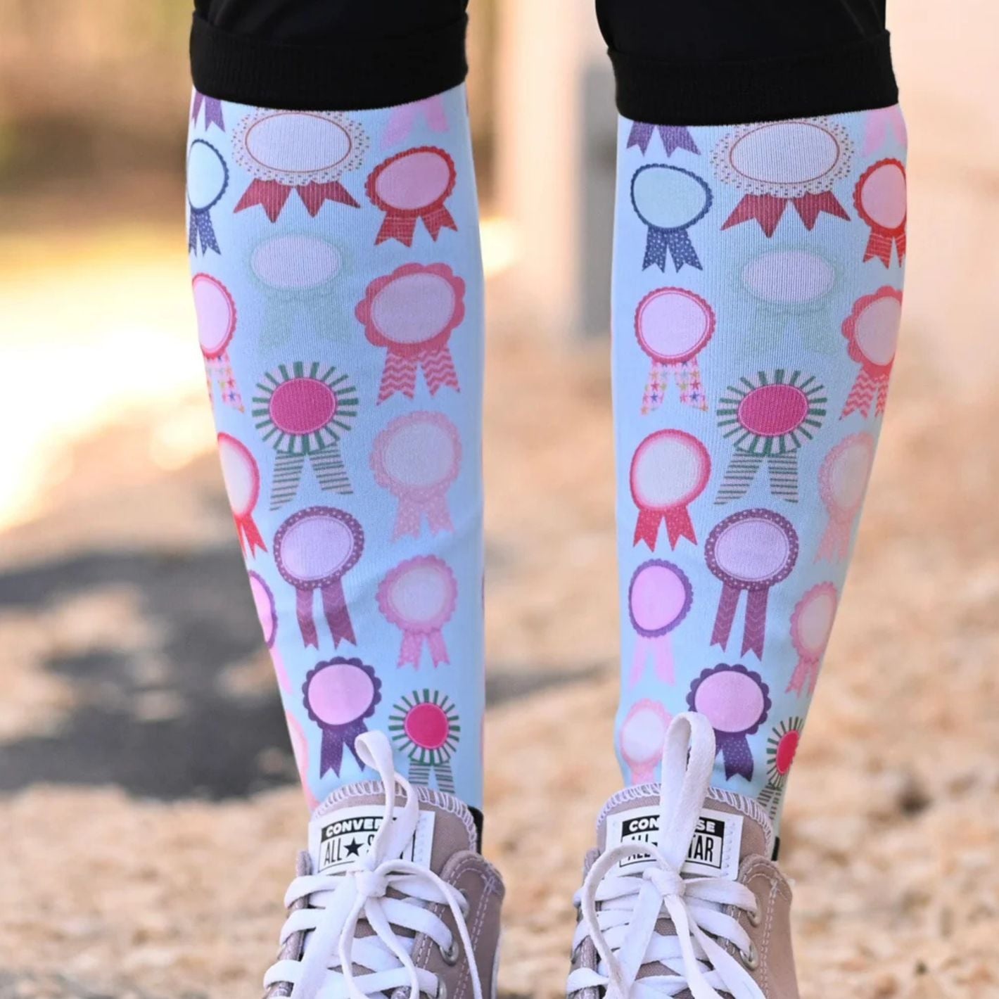 Dreamers & Schemers Boot Socks - Vintage Ribbons
