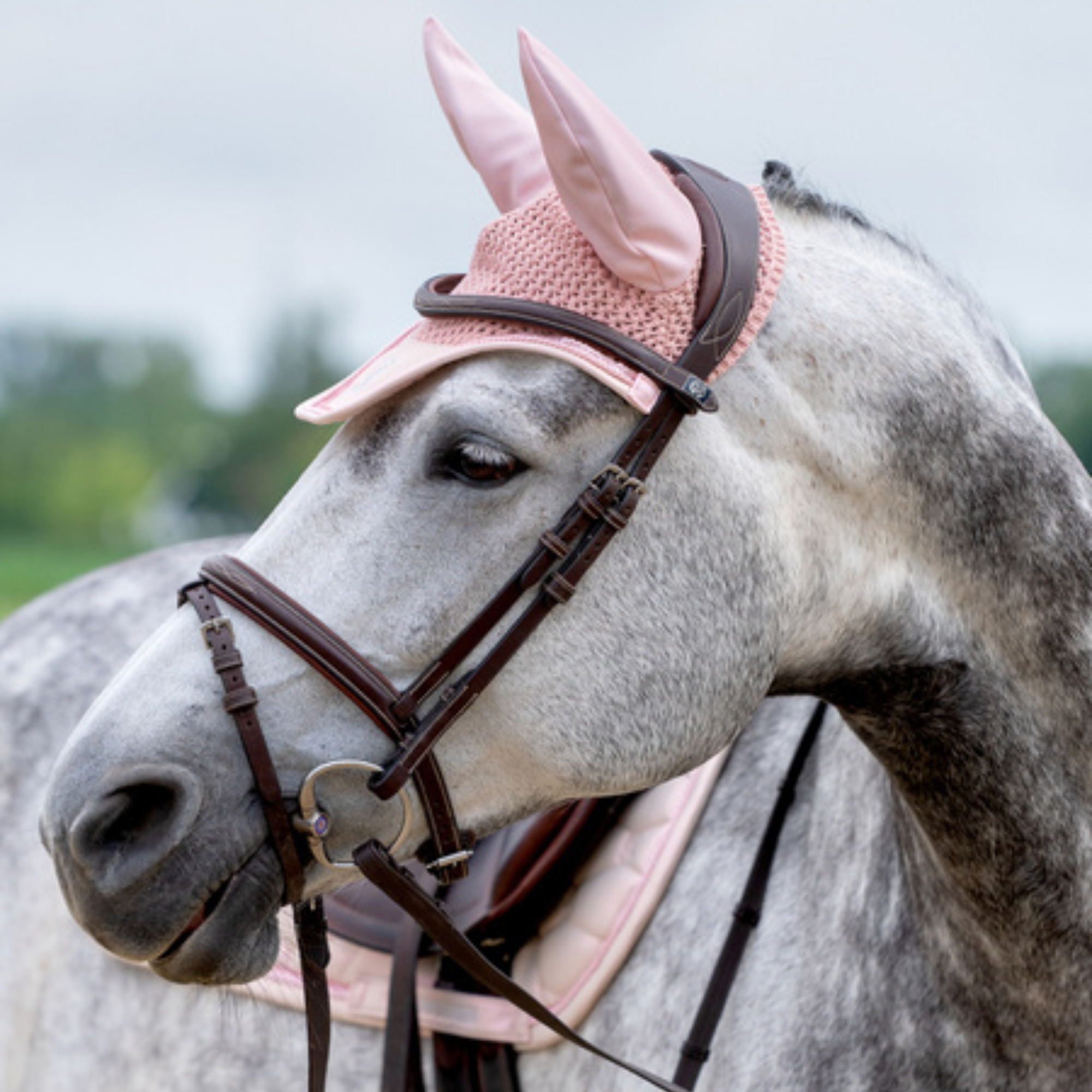 PS of Sweden Ear Bonnet - Marshmallow Pink