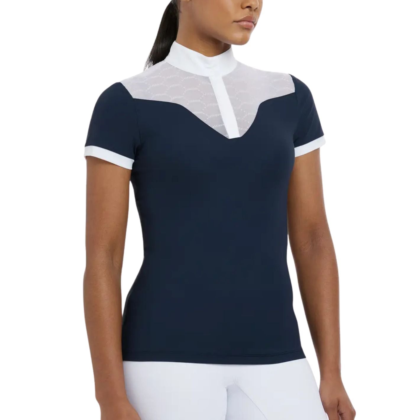 LeMieux Emily Short Sleeve Show Shirt - Navy