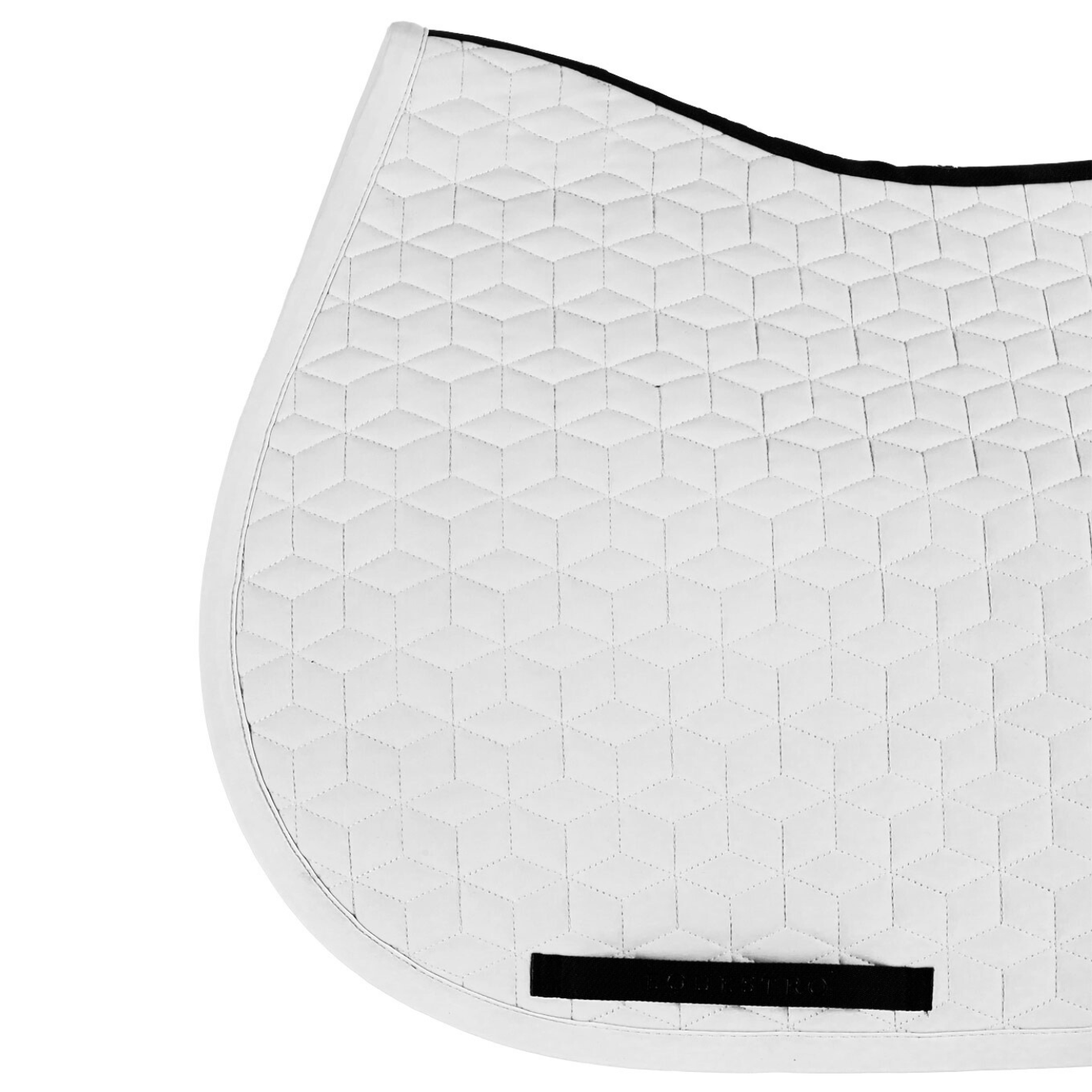 Equestro Cube Quilting Jump Pad - White