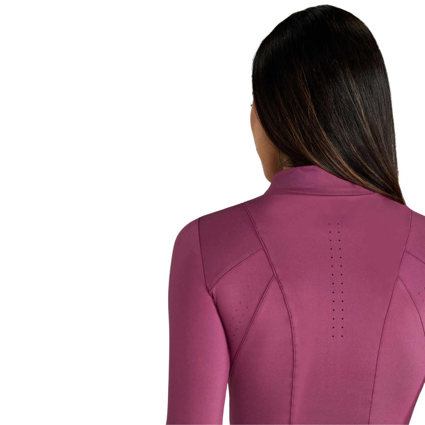Aztec Diamond Core Long Sleeve Base Layer - Raspberry