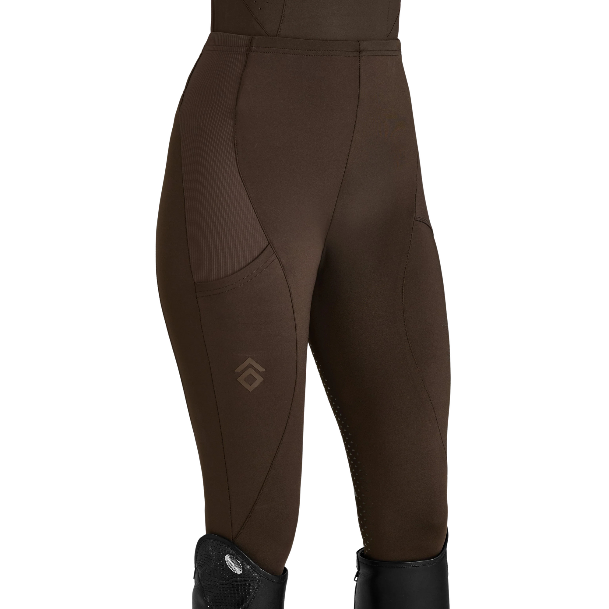 Aztec Diamond Core Leggings - Mocha