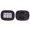 QHP Number Holder Glitter - Black