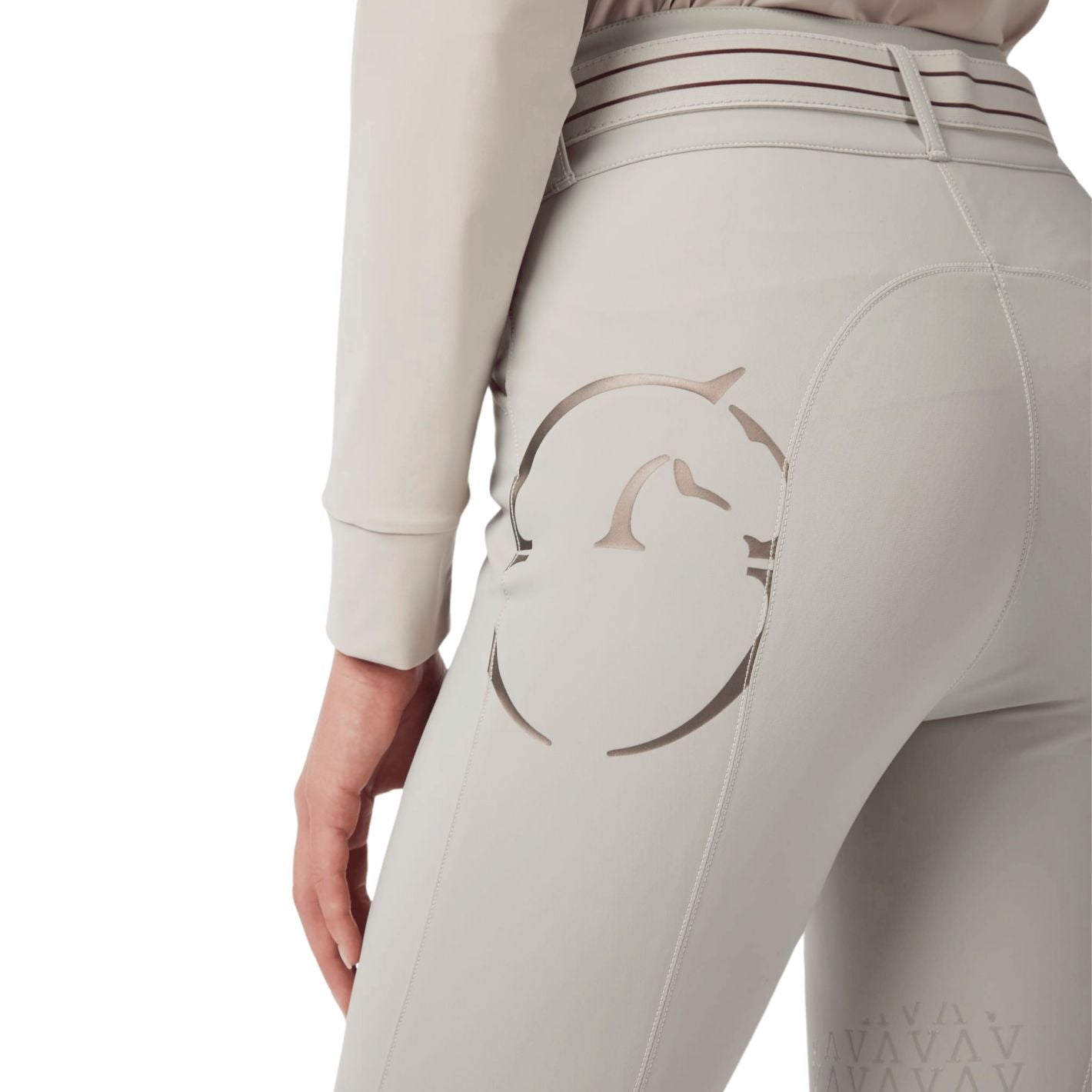 Vestrum Molveno High Waist Full Grip Breeches - Sea Salt