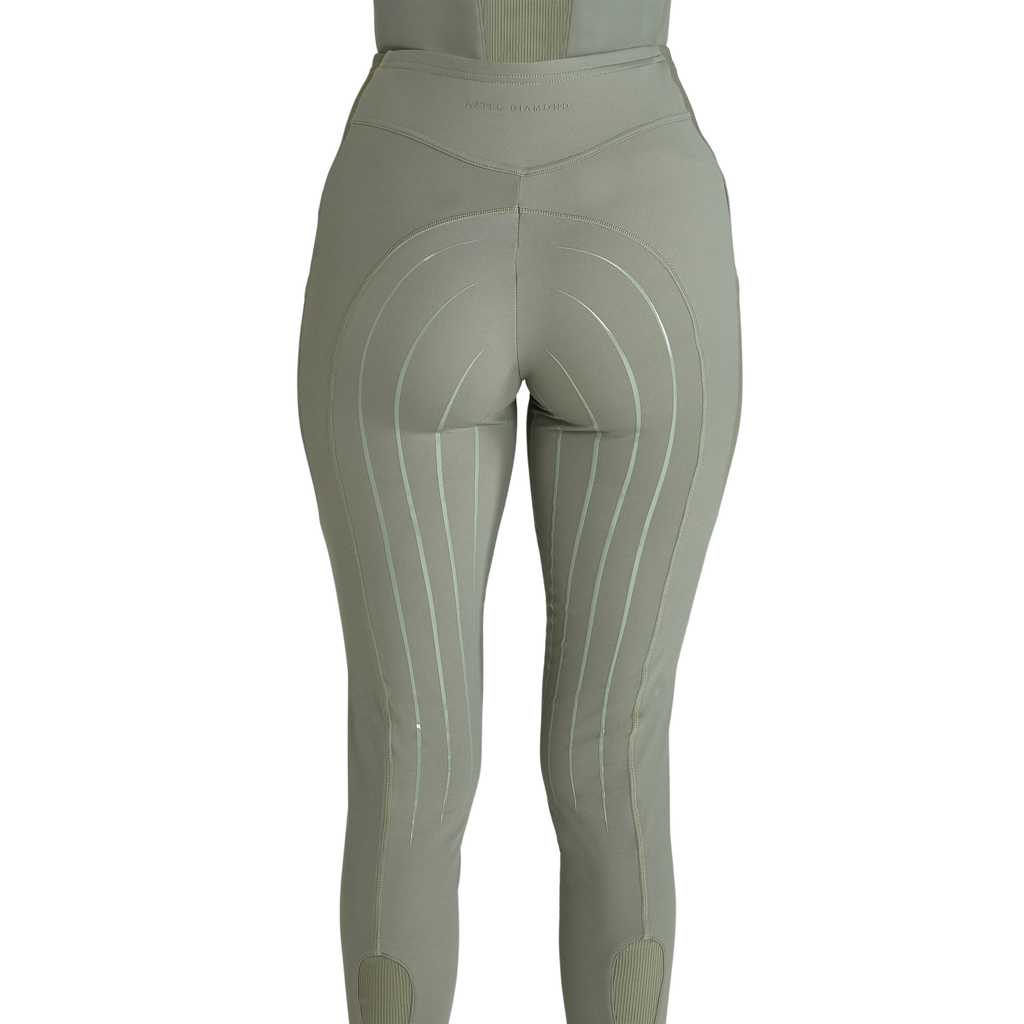 Aztec Diamond Define Leggings - Sage